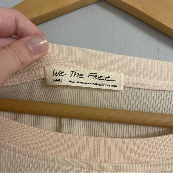 NWT We The Free Feelin It Pink Slouchy Patchwork Pullover Long Sleeve Top - Picture 8 of 9